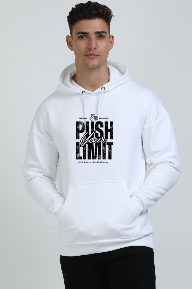 White Gym Motivation Oversize Hoodie