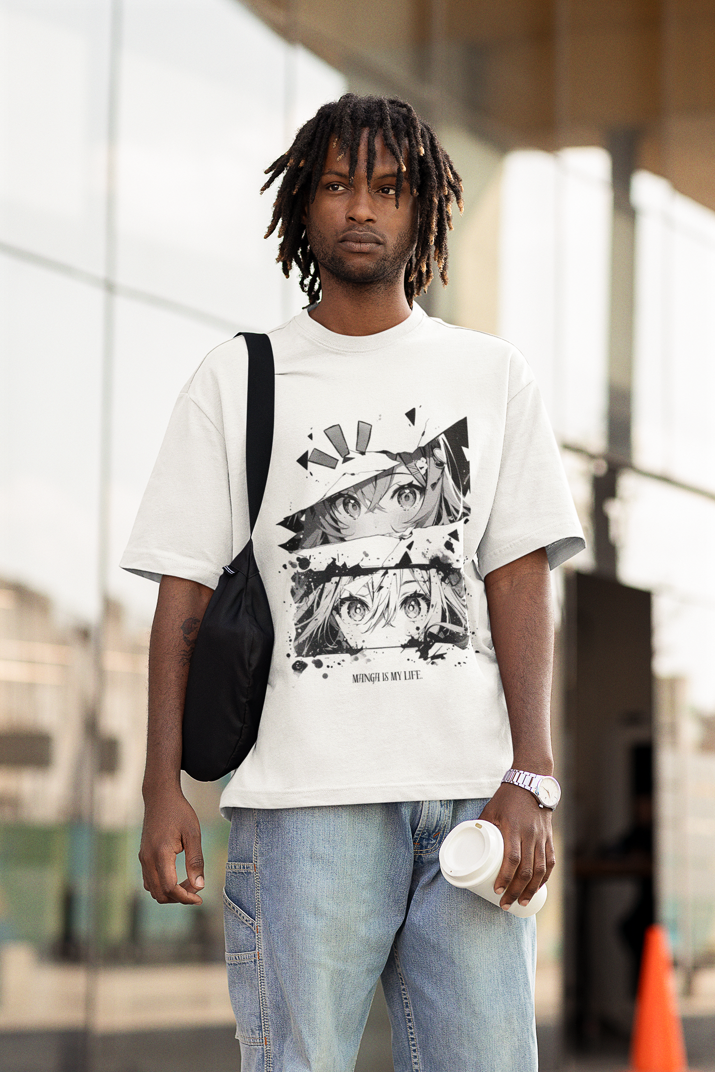 Oversize Manga is Life T-Shirt